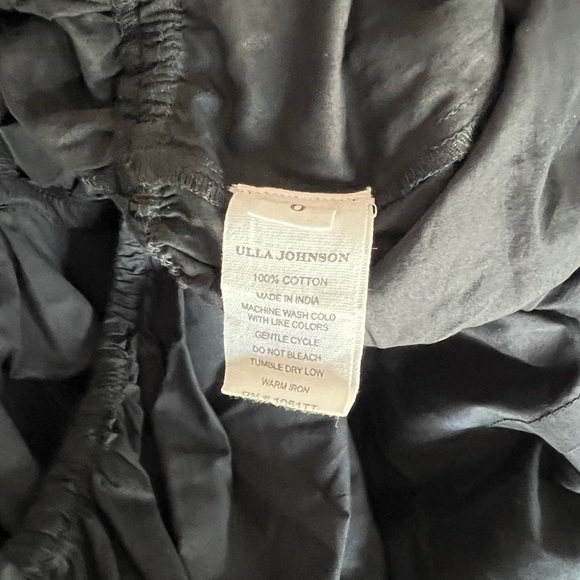 ULLA JOHNSON Amalie Balloon-Sleeve Jumpsuit: Black - Picture 10 of 10